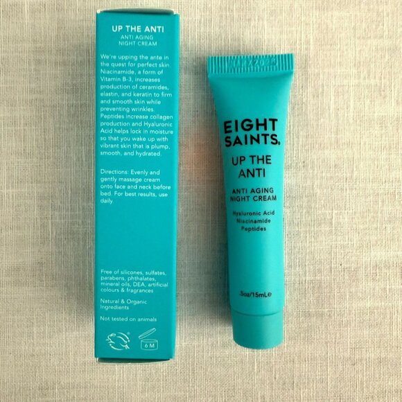 Eight Saints Up The Anti Anti Aging Night Cream Travel Size -Natural and Organic - Picture 7 of 9
